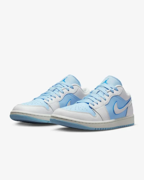 Air Jordan 1 Low Ice Blue White (W) - Imagen 3