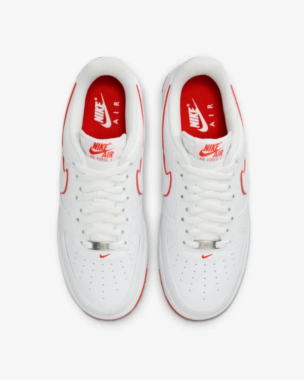 Nike Air Force 1 White Picante Red (W) - Imagen 4