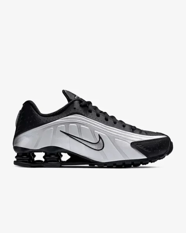 Nike Shox R4 Black Silver - Imagen 2