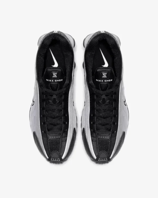 Nike Shox R4 Black Silver - Imagen 4