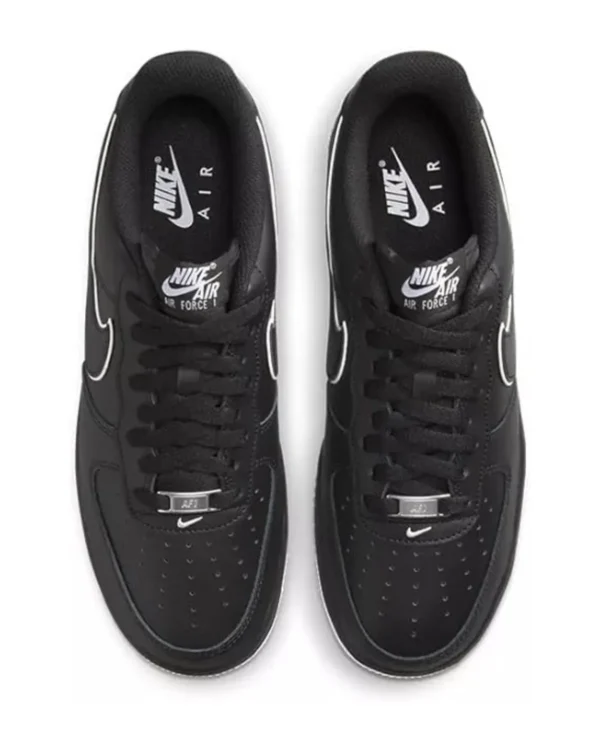 Nike Air Force 1 Low Leather Black - Imagen 4