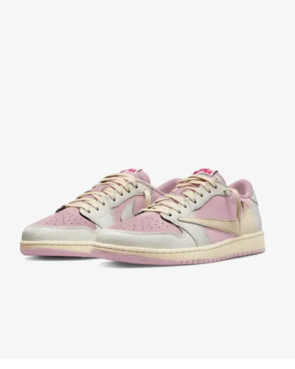 Air Jordan 1 Low Travis Scott Shy Pink (W) - Imagen 2
