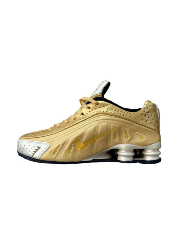 Nike Shox R4 Metallic Gold