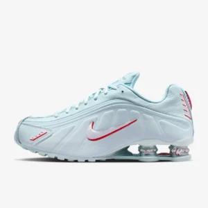 Nike Shox R4 Blue and University Red