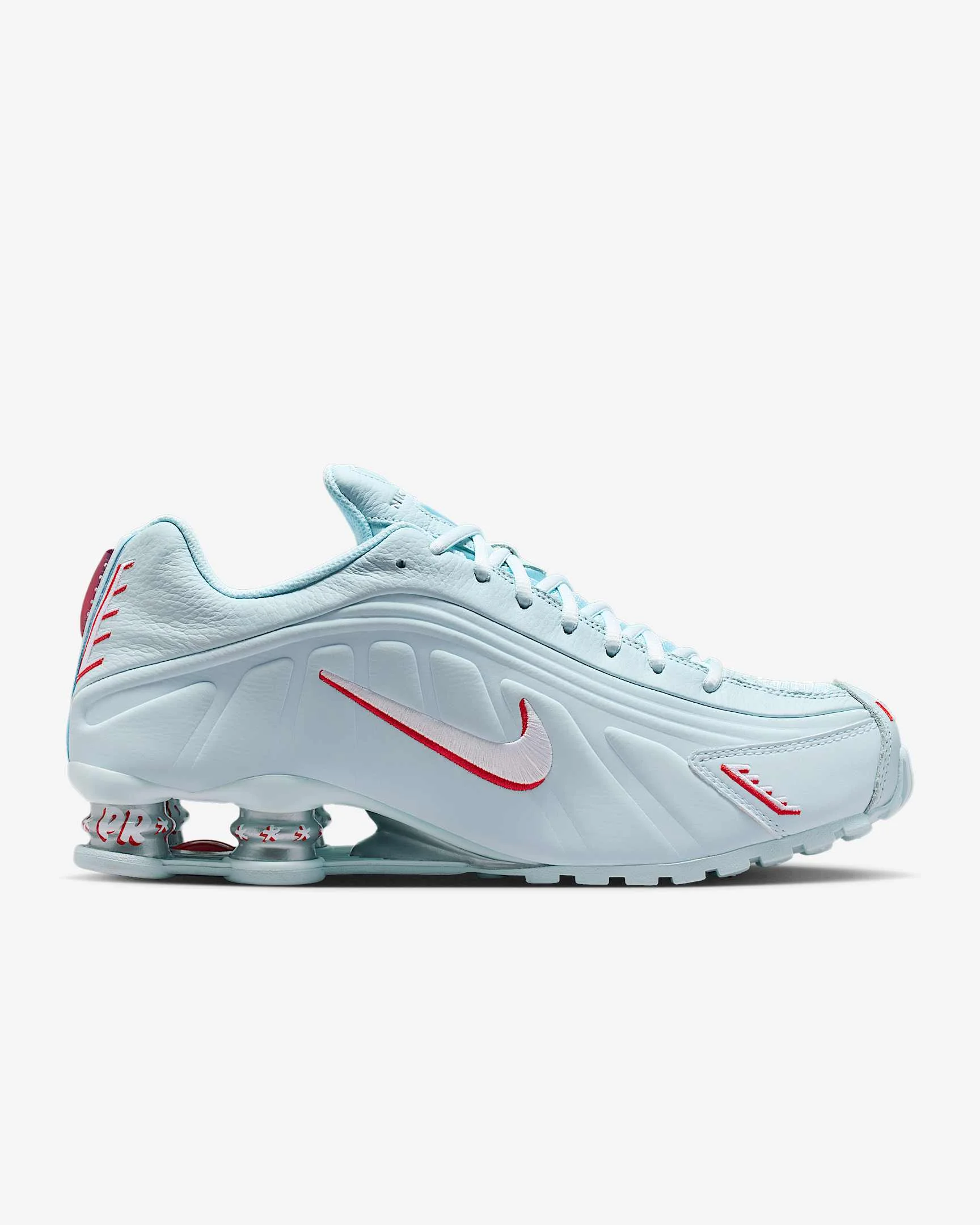 Nike Shox R4 Blue and University Red - Imagen 2