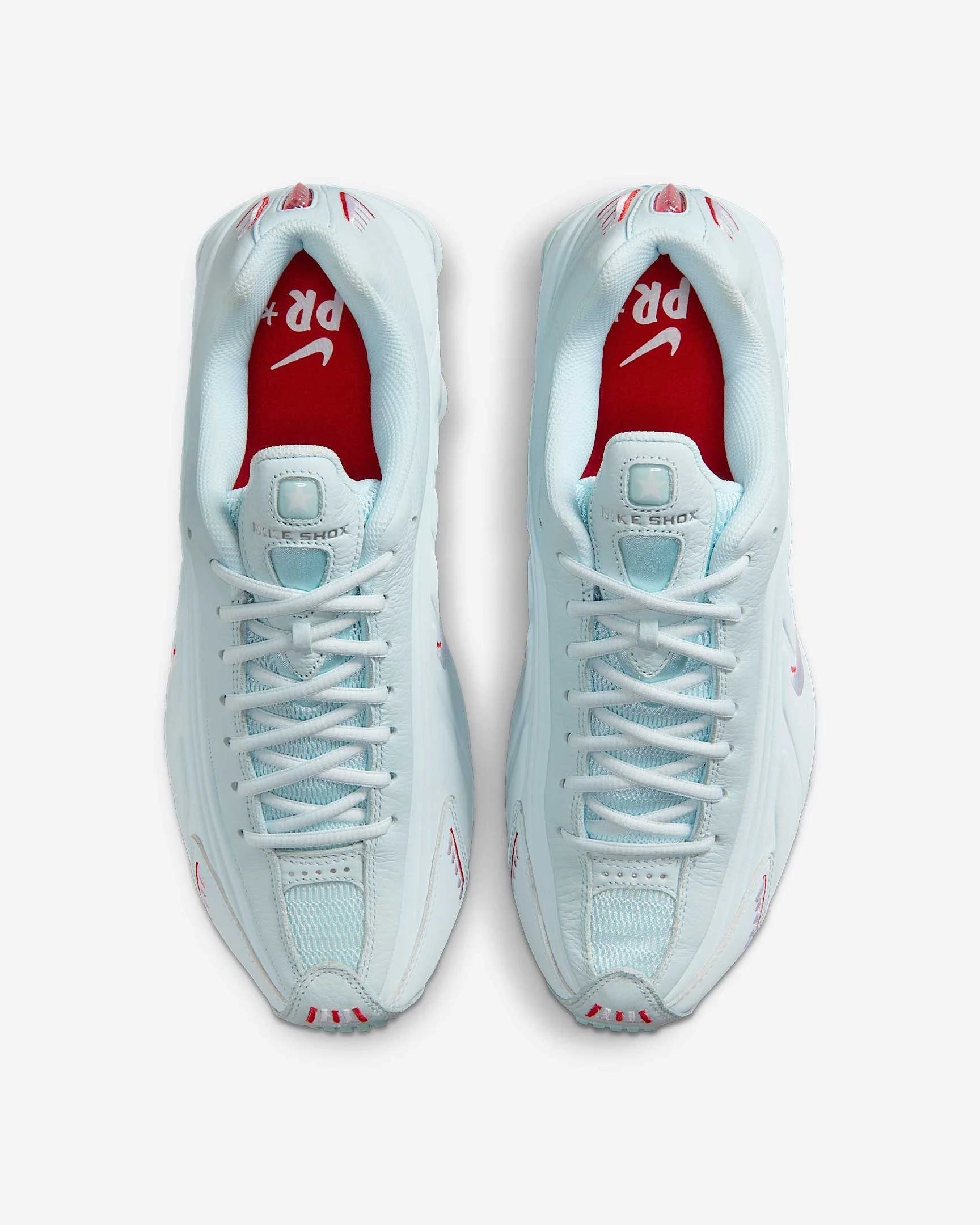 Nike Shox R4 Blue and University Red - Imagen 3