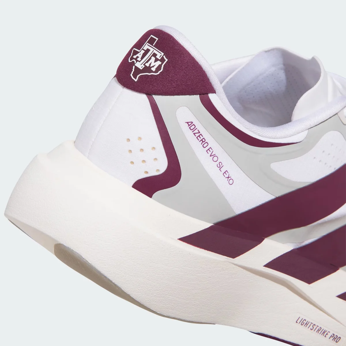 TEXAS A&M AGGIES ADIZERO EVO SL EXO Shoes - Imagen 4
