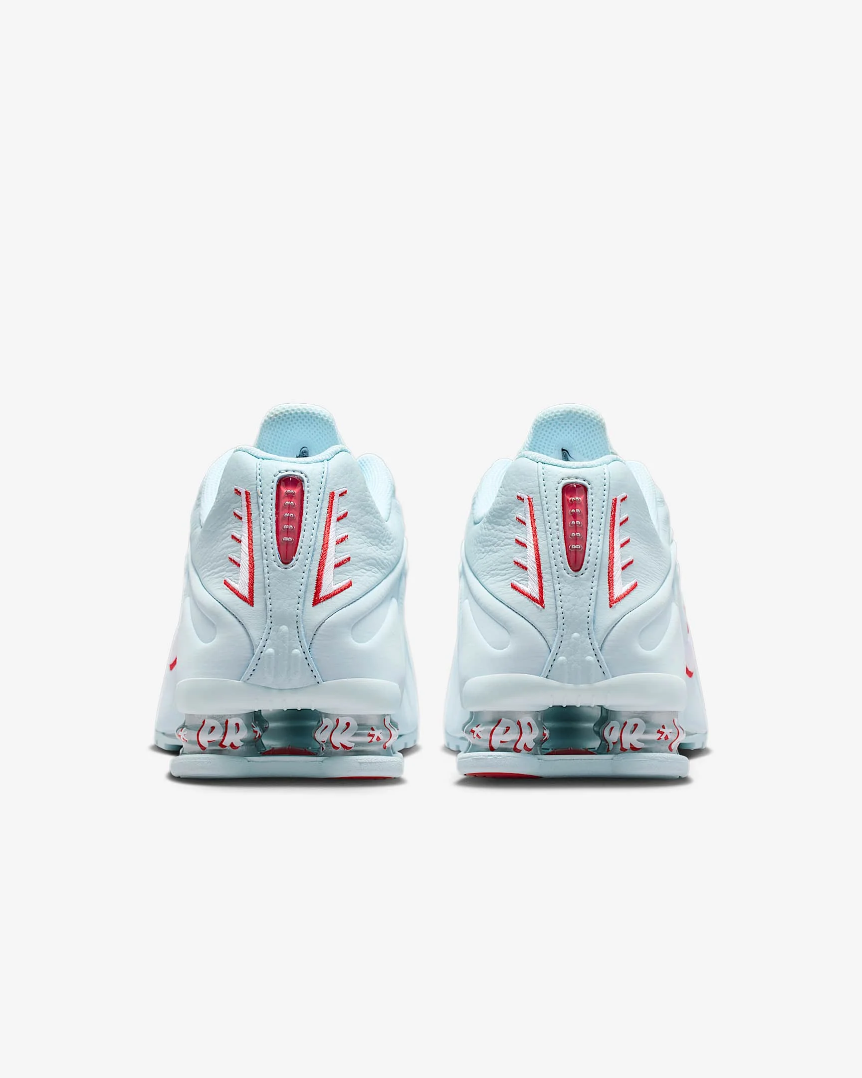 Nike Shox R4 Blue and University Red - Imagen 4